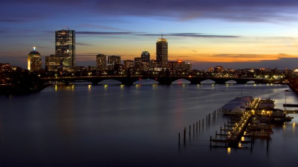 zonsondergang,stad,stadsgezicht,nacht,reflectie,zonsopkomst