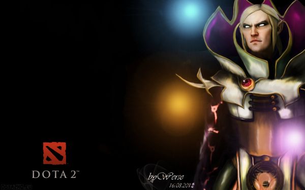 anime, Dota 2, Invoker, screenshot, wallpaper komputer, art 3d