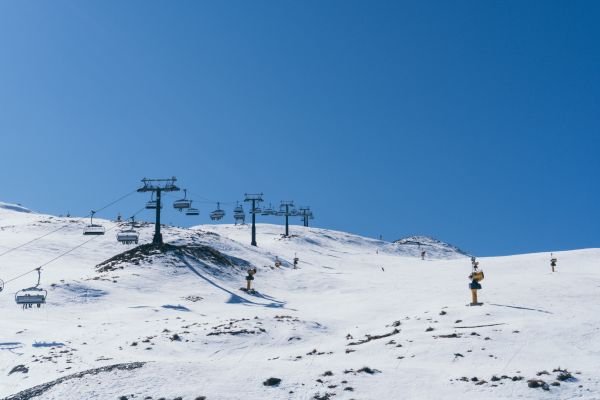 Schnee,Berge,Frühling,Neuseeland,Skigebiet,Queenstown