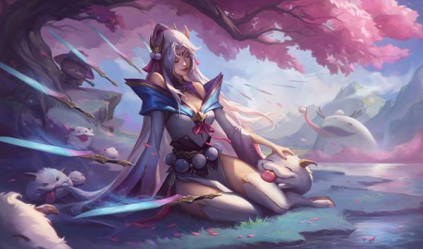 League of Legends,spirit blossom,Irelia League of Legends,Pink Pink Punk,Anima Tactics,anime