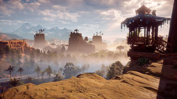 Horizon Zero Dawn,Video Game Landscape