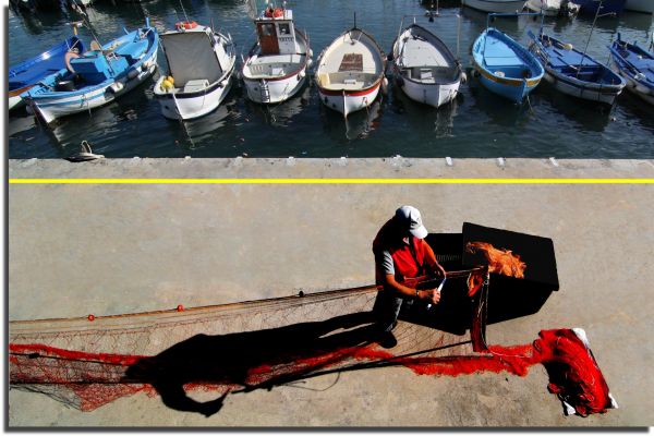 red, shadow, Sun, boat, sea, vehicle