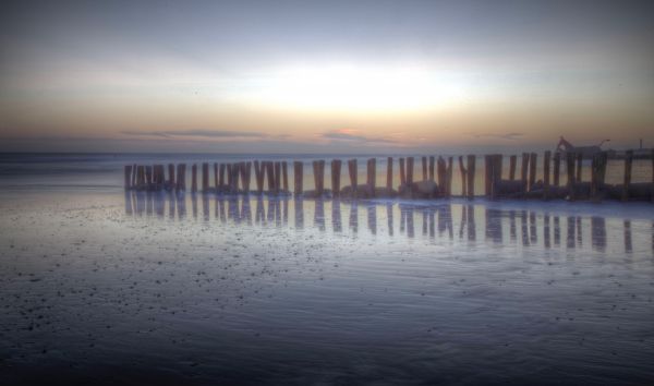 日光, 風景, 日没, 海, 水, 海岸