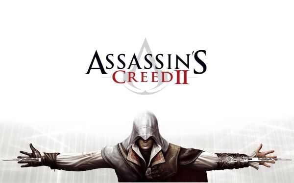 jeux vidéo, Assassin's Creed II, Ezio Auditore da Firenze, dessin animé, marque, La publicité