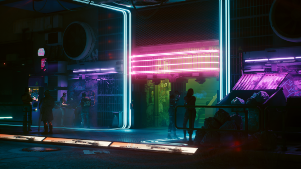 Cyberpunk 2077,video games,CGI,neon,lights