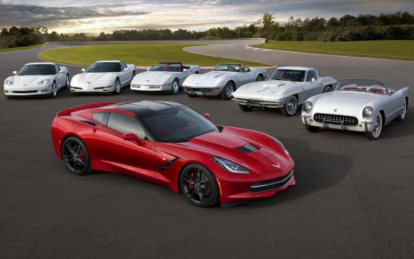 bil, fordon, sportbil, banor, Chevrolet Corvette C7, prestanda bil