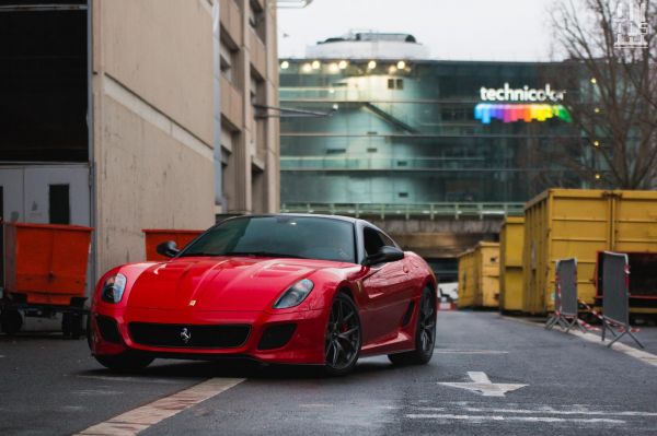 carro, vermelho, veículo, luxo, França, Paris