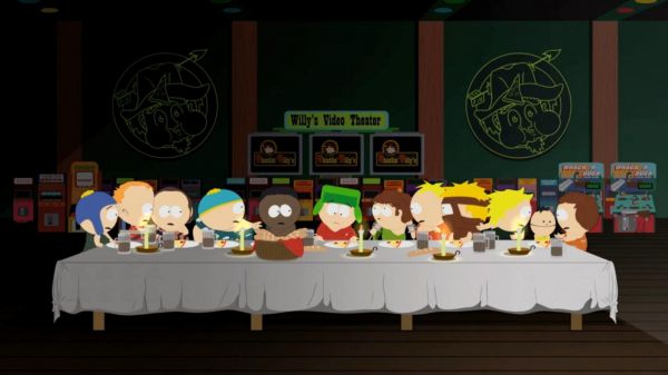 กระยาหารมื้อสุดท้าย,South Park,Eric Cartman,Kyle Broflovski,Kenny McCormick,Butters