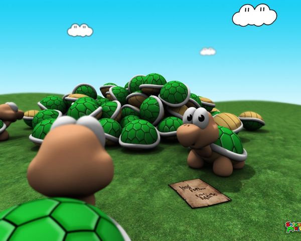 illustration,green,cartoon,Super Mario,grass,jungle