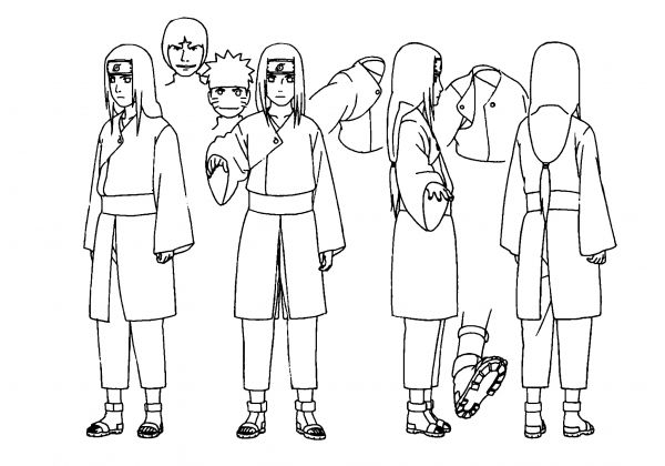 naruto anime,outline