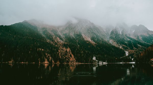 pilvi,vesi,taivas,vuori,Natural landscape,kasvi