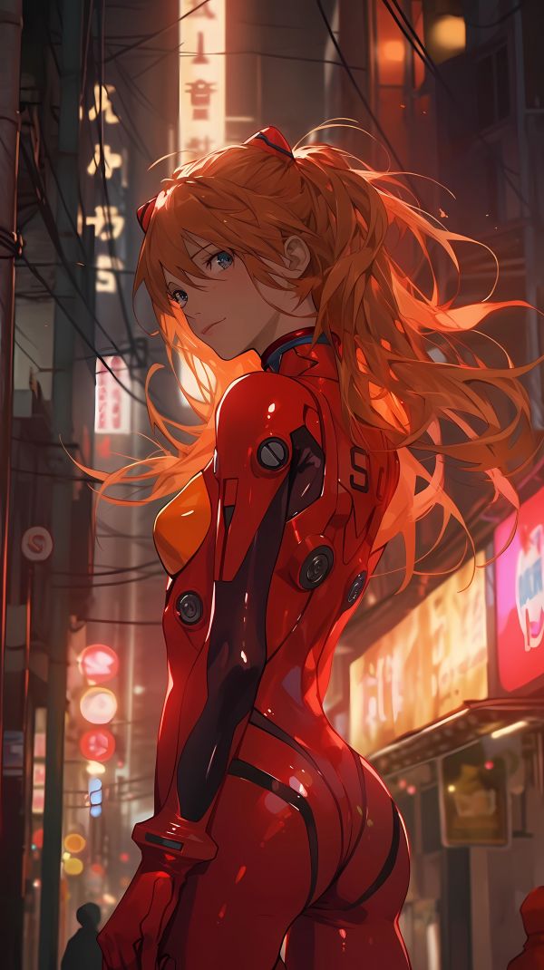 anime,Anime piger,Neon Genesis Evangelion,Asuka Langley Soryu