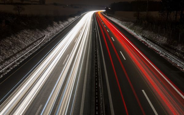 traffic lights,1920x1200 px,highway,light trails,long exposure