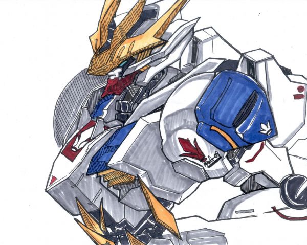 anime,mechs,Gundam,Mobile Suit Gundam Iron Blooded Yatim,Gundam Barbatos Lupus Rex,Super Robot Wars