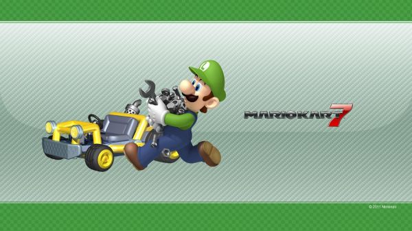 1920x1080 px,Mario Kart,Mario Kart 7,Nintendo,Luigi