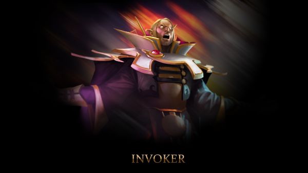 Dota 2, Invoker, 动漫, 黑暗, 截图, 电脑壁纸