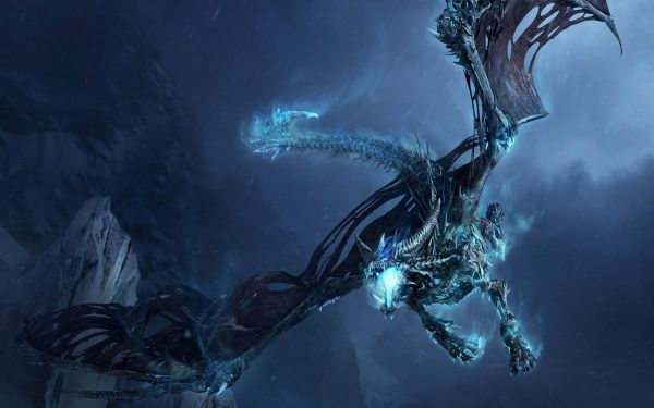 видео игри,Светът на Warcraft гнева на Lich King,призрачен кораб,снимки,компютър тапети,Sindragosa