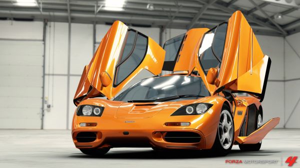 videojuegos,coche,vehículo,coche deportivo,Forza Motorsport 4,McLaren F1