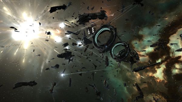 3840x2160 px,EVE Online,espaço,Batalha espacial,nave espacial,Queime Jita