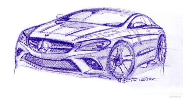 Carros conceito,Coupe estilo Mercedes,desenhando,ilustração,desenho animado,roupas