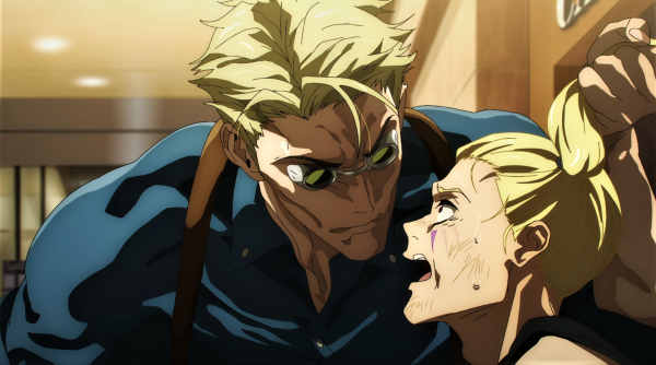 paardenstaart,Jujutsu Kaisen,Kento Nanami,blond,zweet,sweatdrop