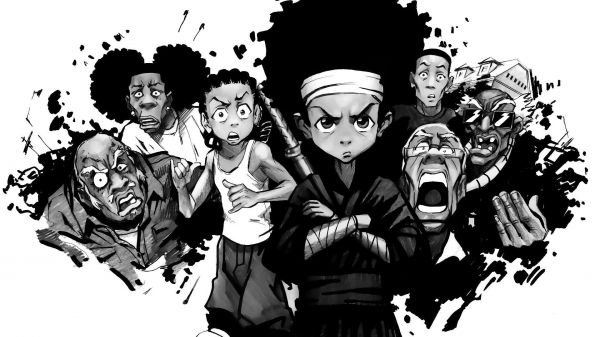 The Boondocks,Huey Freeman,Riley Freeman,Uncle Ruckus,Tom Dubois,Thugnificent