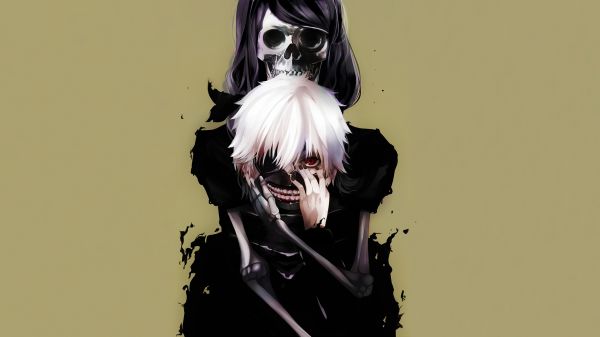 Tokyo Ghoul,Kaneki Ken,mask,KONST,skalle