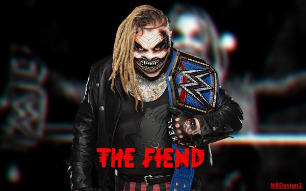 WWE,Wrestlemania,lutte,The Fiend,wwe champion,art numérique