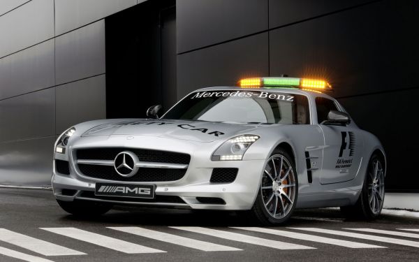 auto, veicolo, Mercedes Benz, auto sportiva, Mercedes Benz SLS AMG, automobili d'argento