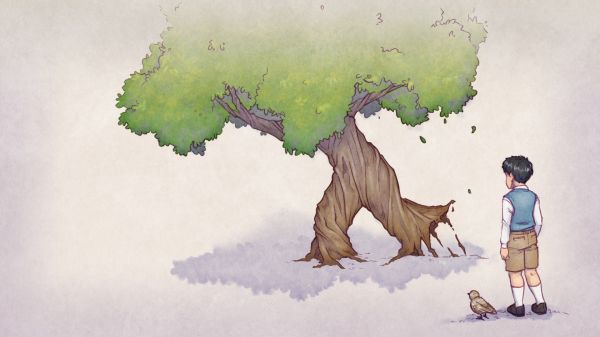 des arbres,illustration,des oiseaux,jeux vidéo,Enfants,dessin