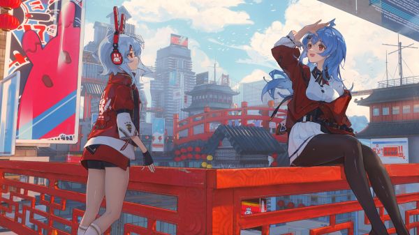 22 bilibili,33 bilibili,bilibili,Anime piger,hovedtelefoner,by