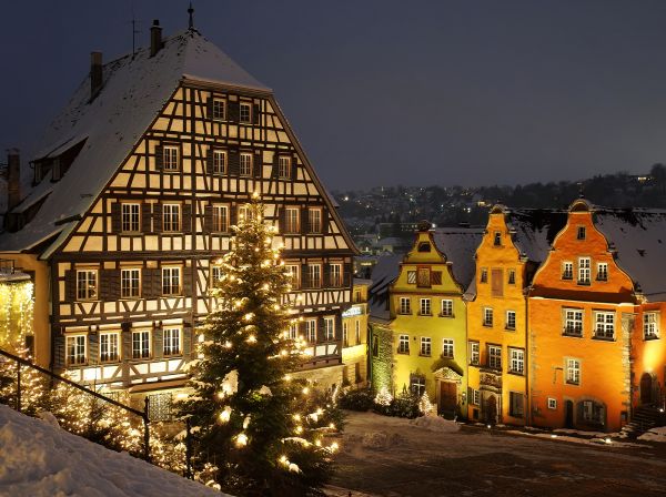 Winter,Deutschland,Gebäude,Fotografie,Weihnachtsbaum,Schnee