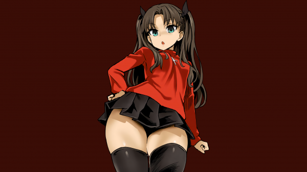 anime,κορίτσια anime,ecchi,Η μοίρα Σειρά,Η μοίρα Stay Night,Tohsaka Rin