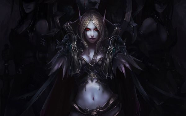 视频游戏, 动漫, 魔兽世界, 恶魔, 精灵, Sylvanas Windrunner