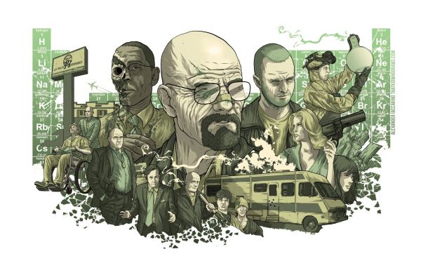 Σπάσιμο κακό,Ο Gustavo Fring,Jesse Pinkman,1680x1050 px,Χανκ Schrader,Περιοδικός Πίνακας