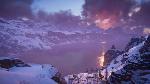 Assassin's Creed,Valhalla,Assassins Creed Valhalla,mountain top,la nature,Video Game Landscape