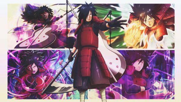 Anime naruto,Uchiha Madara,colagem,DinocoZero