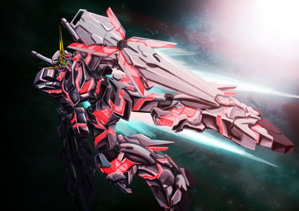 Anime,Gundam,Hareketli Takım Gundam Unicorn,Evrensel Yüzyıl,Süper Robot Savaşları,RX 0 Unicorn Gundam