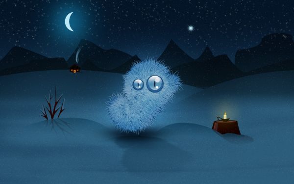 montanhas,neve,ilustração,arte digital,noite,criatura