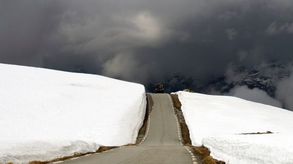 sneeuw,winter,weg,wit,Noorwegen,Invriezen