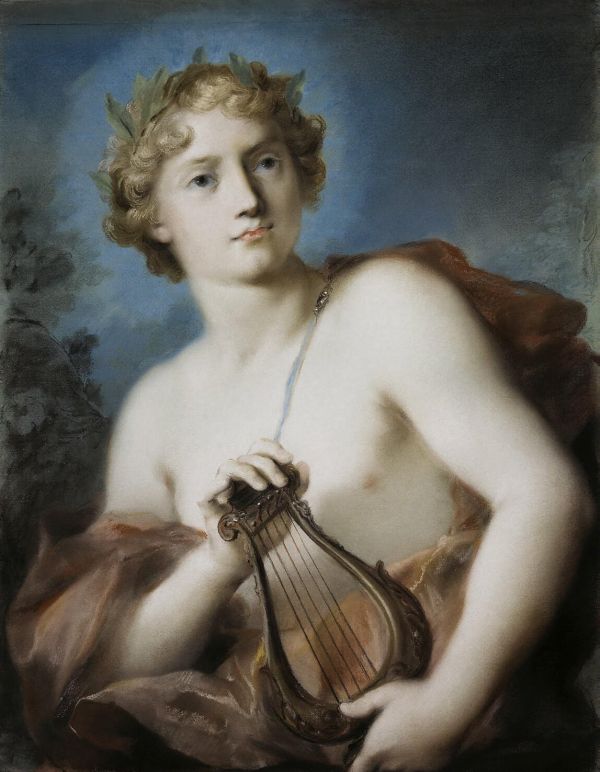 klassisk kunst,gresk mytologi,1147x1476 px,Apollo,musikk Instrument