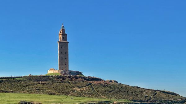 phong cảnh,Coruna,Tây Ban Nha,Ngọn hải đăng,Torre de Hercules,Bầu trời