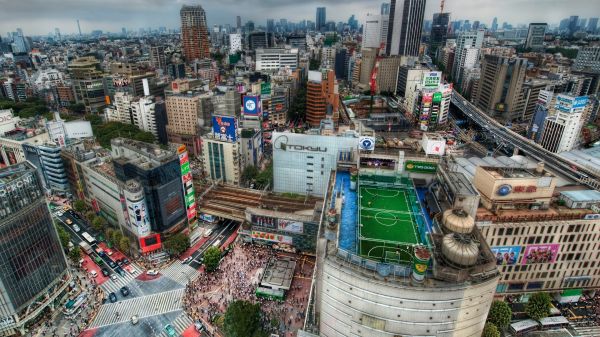 1920x1080 px,Teren de fotbal,clădire,Japonia,rooftops,Tokyo