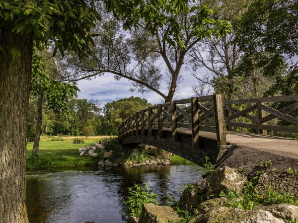 parque,Wisconsin,ponte