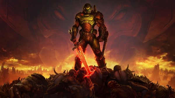 Jeu Doom,Doom guy,Doom 2016,DOOM Eternal,DOOM SLAYER,Video Game Horror