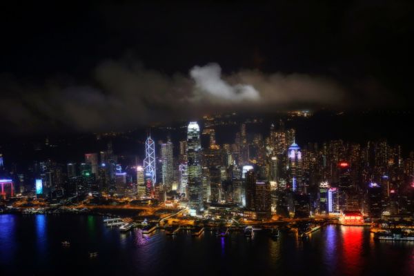 město,noc,bar,hongkong,světla,Kowloon