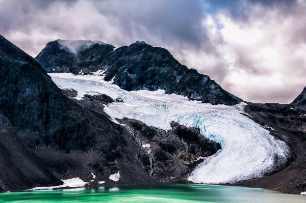 Landschaft, Meer, See, Wasser, Himmel, Schnee