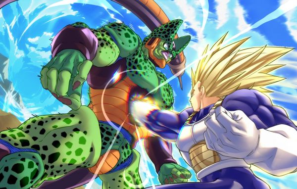 ドラゴンボール,ドラゴンボールZ,Cell Second Form,Super Vegeta,ベジータ