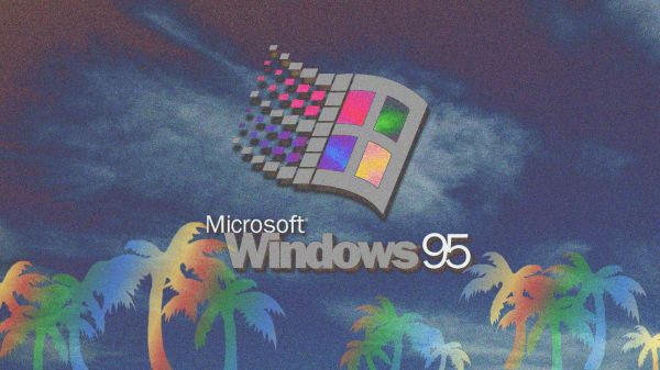 1920x1080 px,Майкрософт Виндоус,Windows 95,пальмовые деревья,Паровая волна