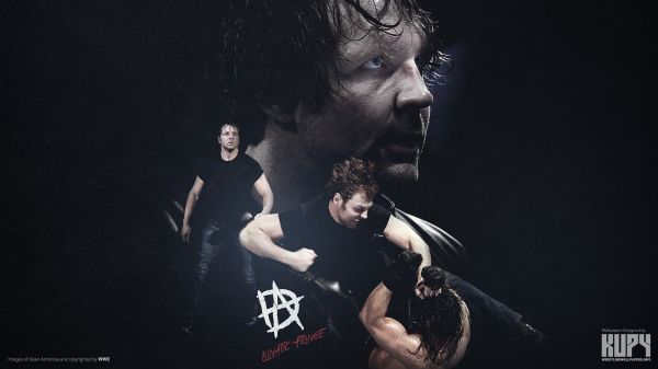 zwart,WWE,gitarist,vermaak,het worstelen,Dean Ambrose